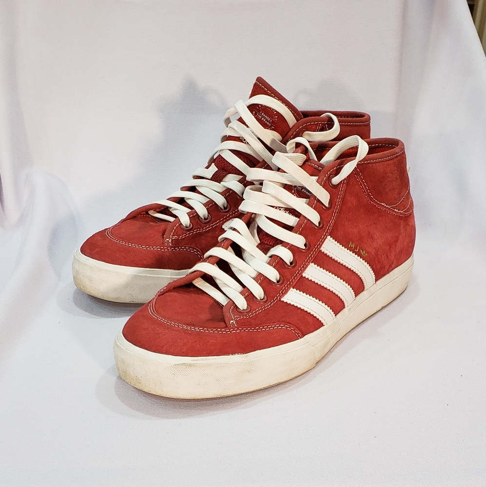 Adidas Matchcourt Mid Marc Johnson red 2017 US10 EUR44
